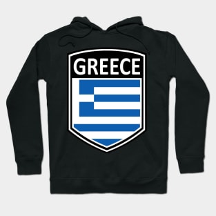 Flag Shield - Greece Hoodie